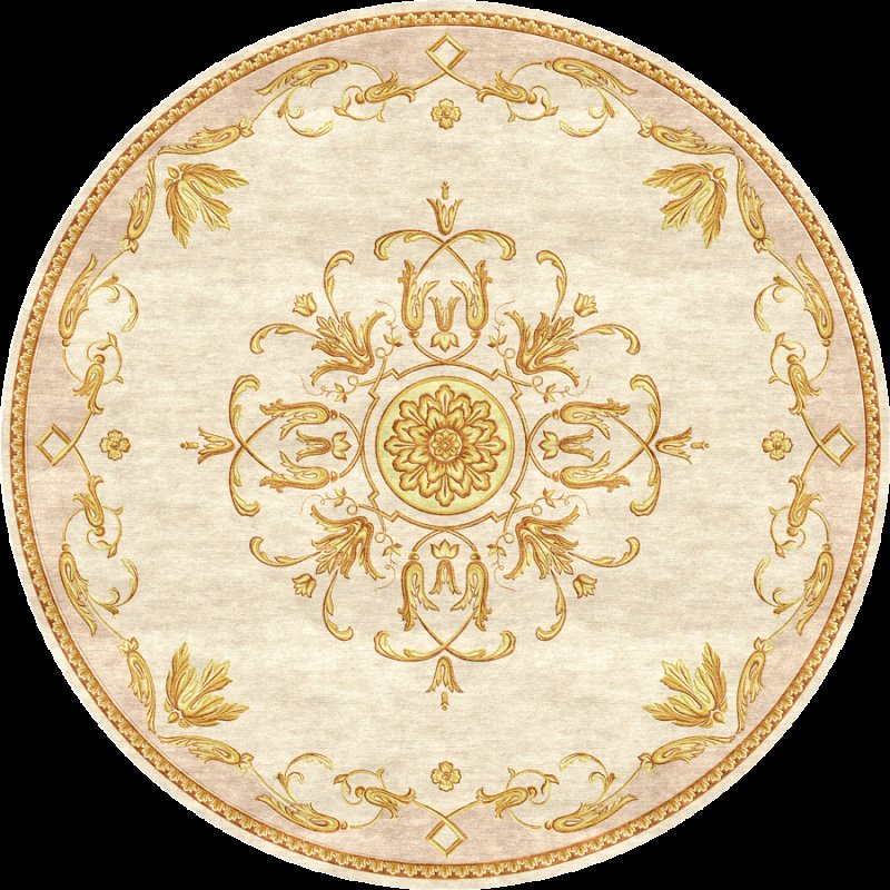 Круглый классический ковер