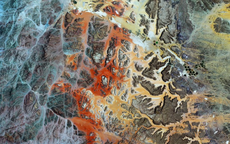 Текстура рельефа местности