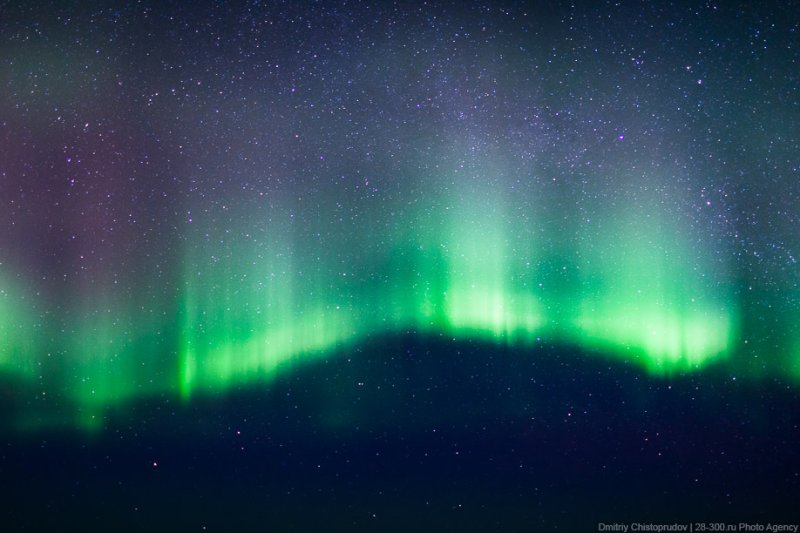 Северное сияние фон