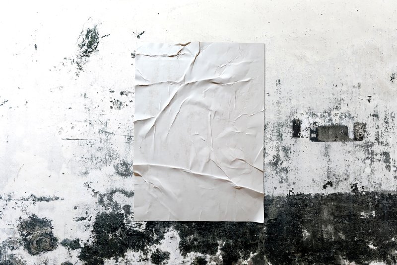 Мятый Постер