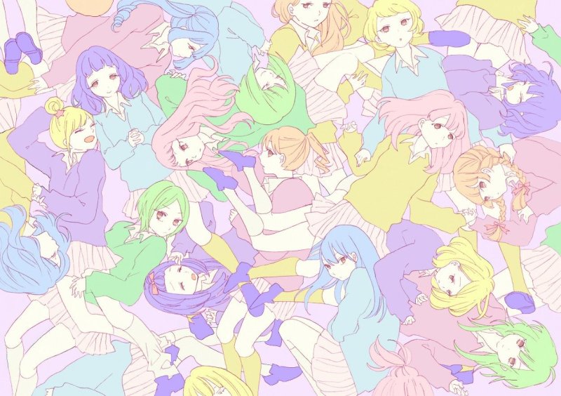 Аниме в пастельных тонах