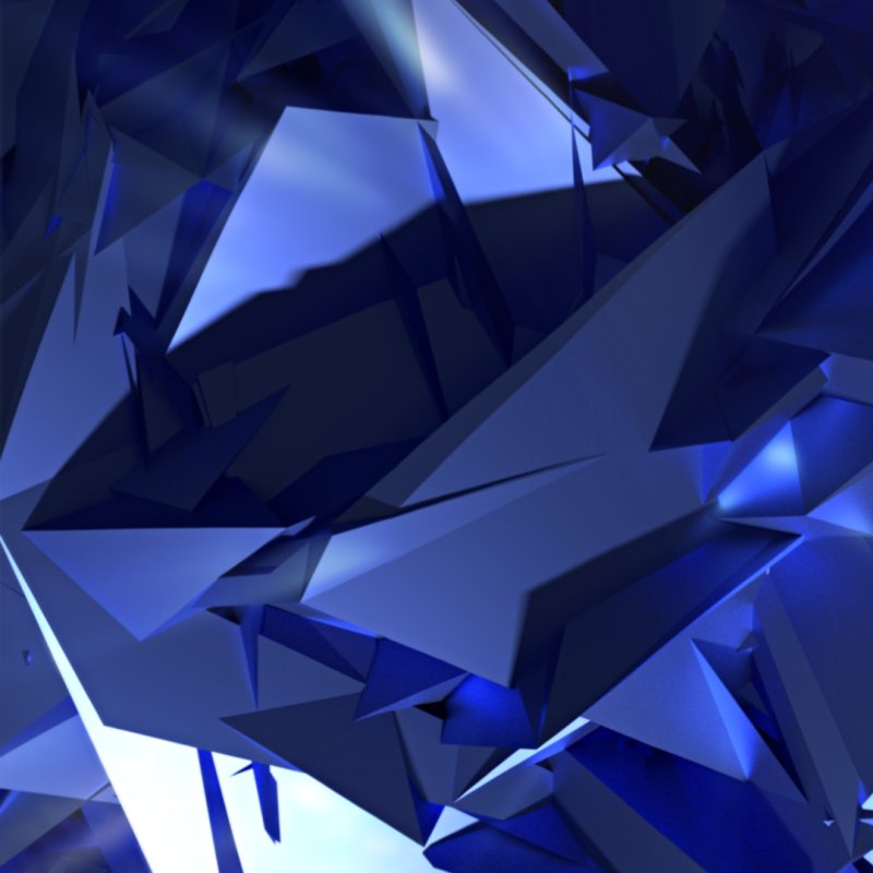 Синяя абстракция