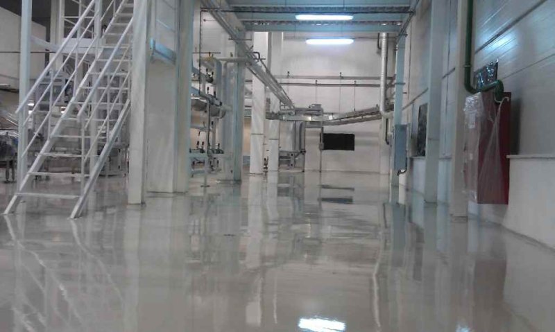 Наливные полы в лаборатории