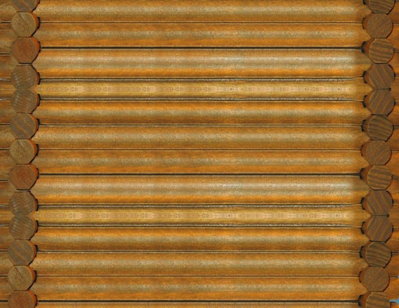 Бревенчатая стена