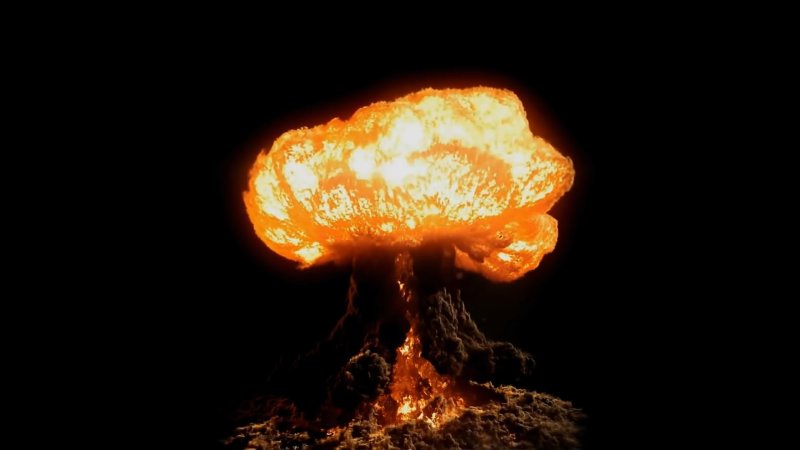 Ядерный взрыв фон
