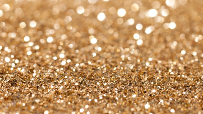 Золотые блестки