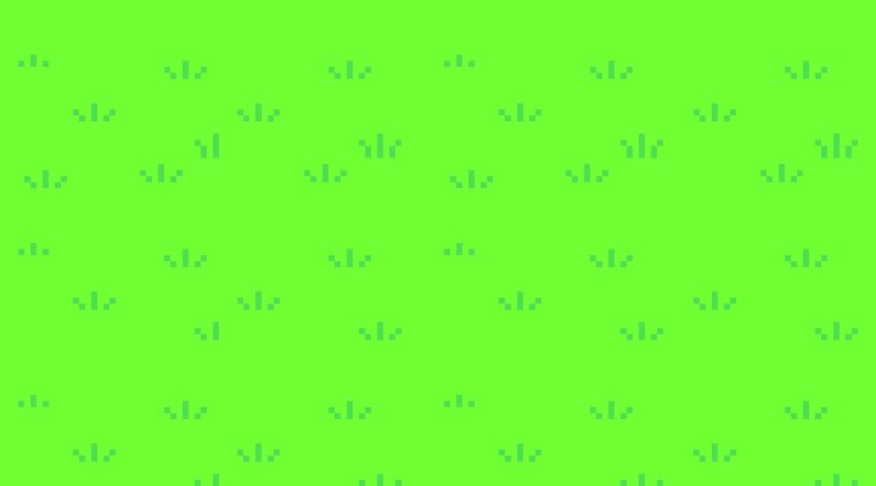 Пиксельная трава сверху