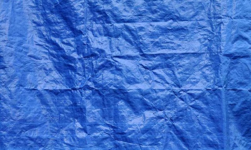 Брезент синий