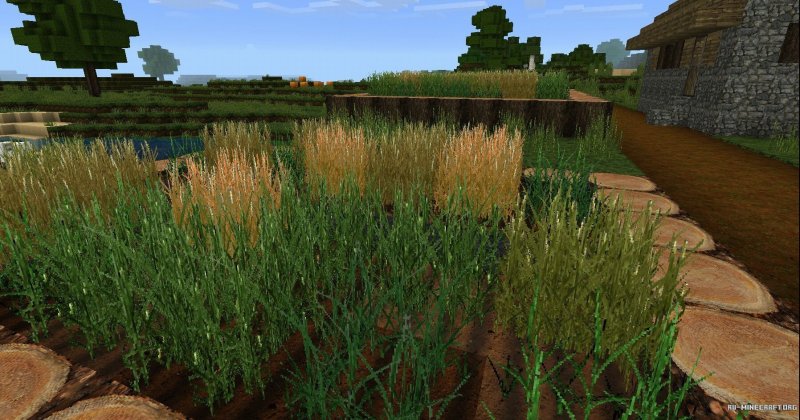 Мод на реалистичную траву