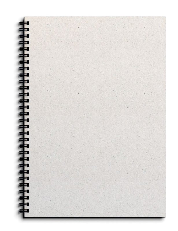 Блокнот на прозрачном фоне