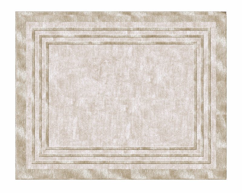 Ковер c640ac - Beige / l.Green - прямоугольник - коллекция Perla