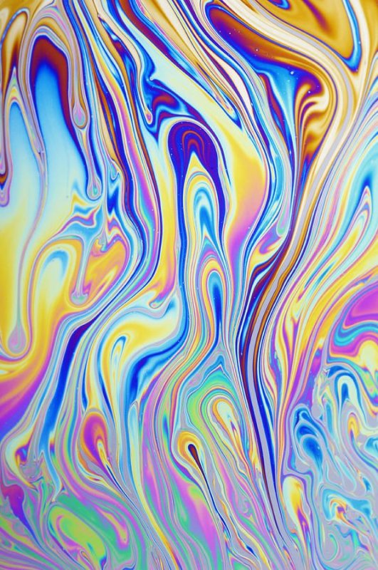 Цветные разводы