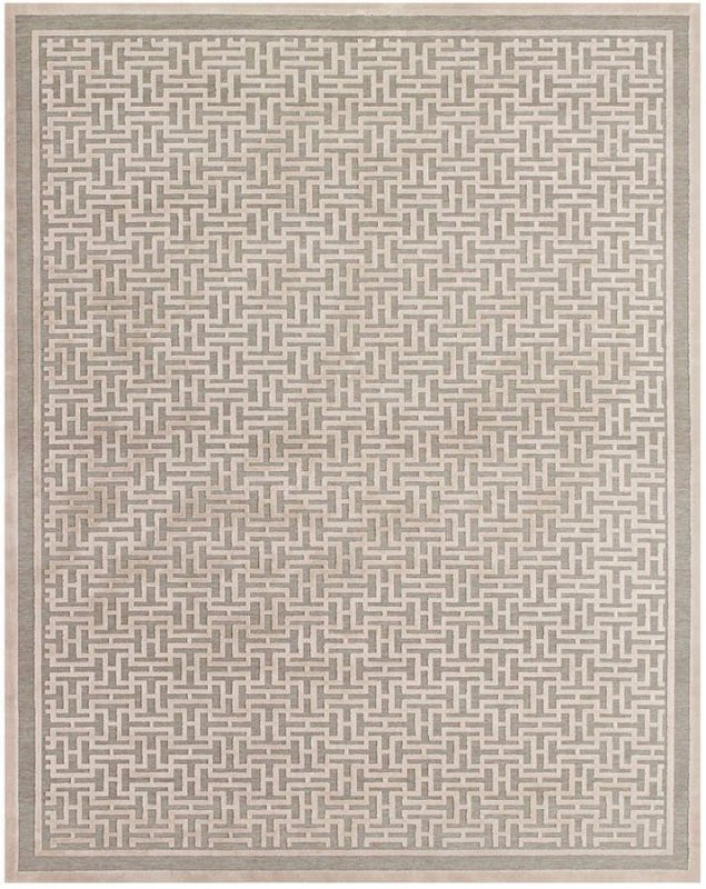 Ковер бежевый современный