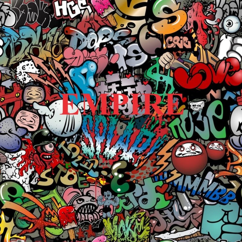 Обои в стиле граффити