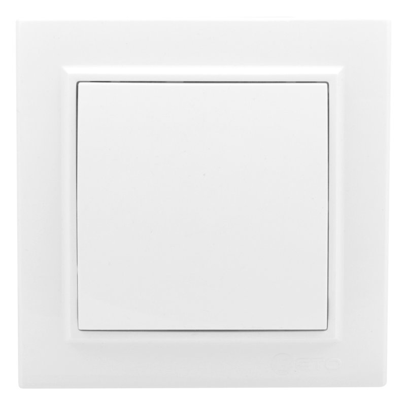 Минск выключатель 1-клавишный СП,10а, белый EKF Basic