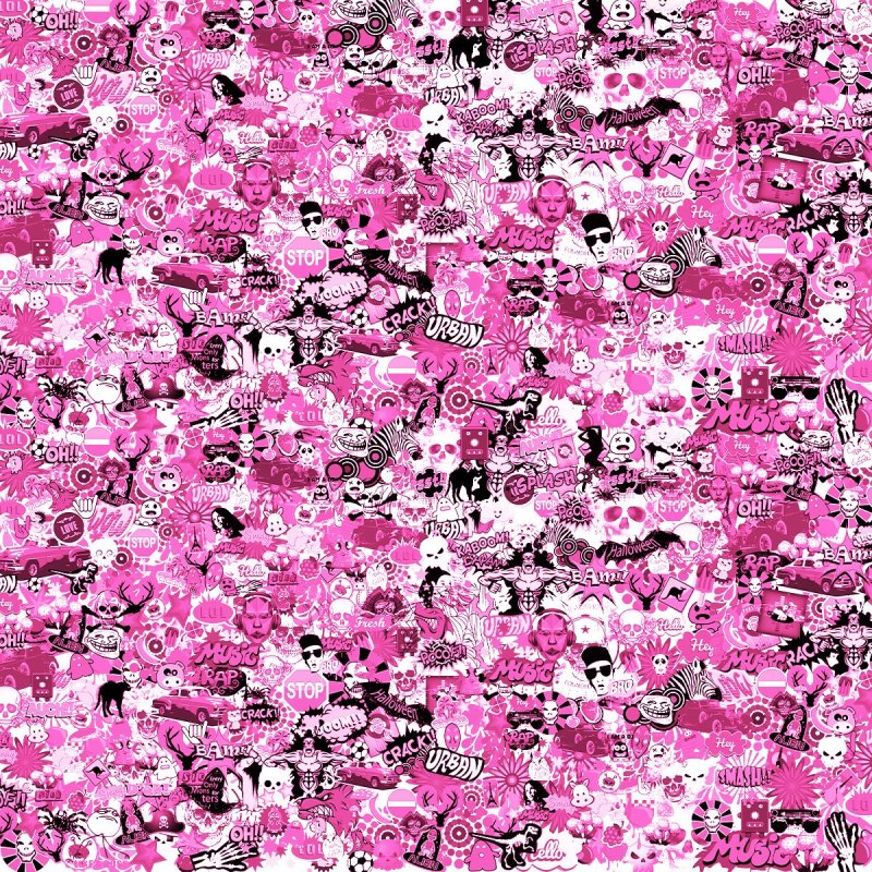 Розовые Стикеры