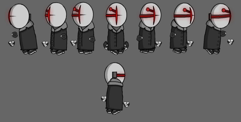 Хэнк из игры Madness Combat