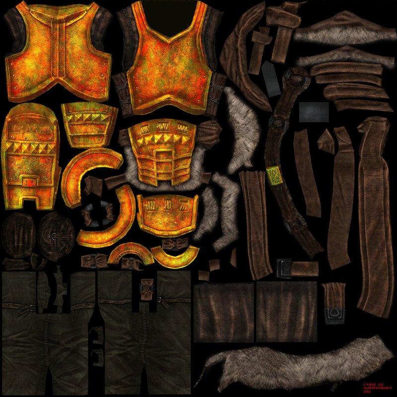 Текстура брони