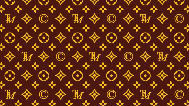Узор Monogram Louis Vuitton
