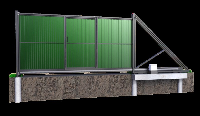 Откатные ворота консольного типа Махаон 150