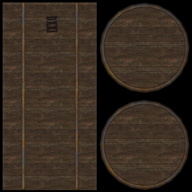 Текстура деревянной бочки