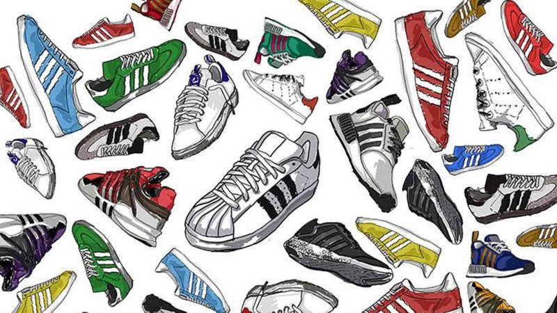 Кроссовки коллаж