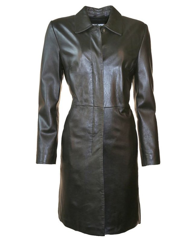 Кожаный плащ