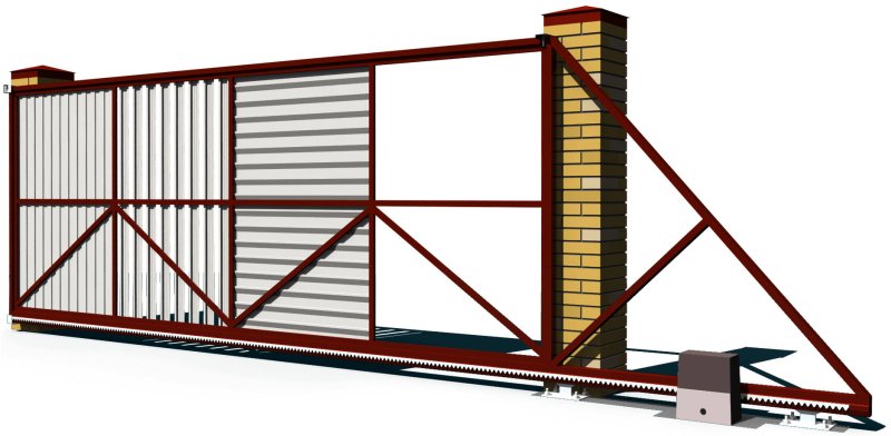 Откатные ворота 340190