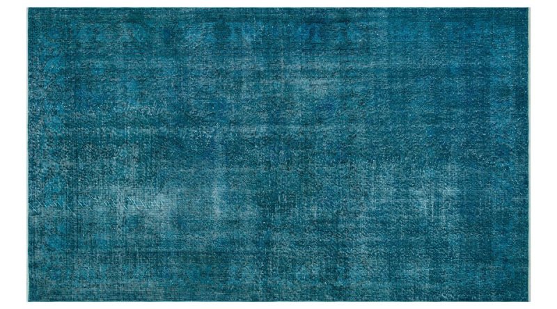 Ковер винтажный бирюзовый