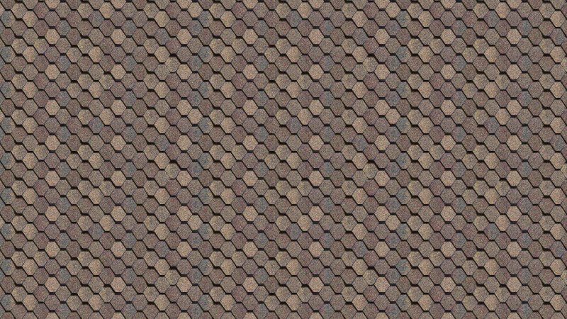 Шинглас кадриль Соната коричневый