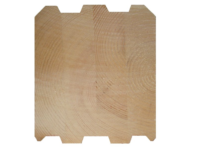 Клееный брус торец