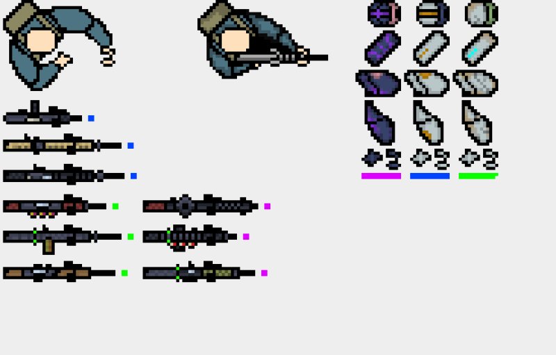 Спрайт игрока для Top down Shooter