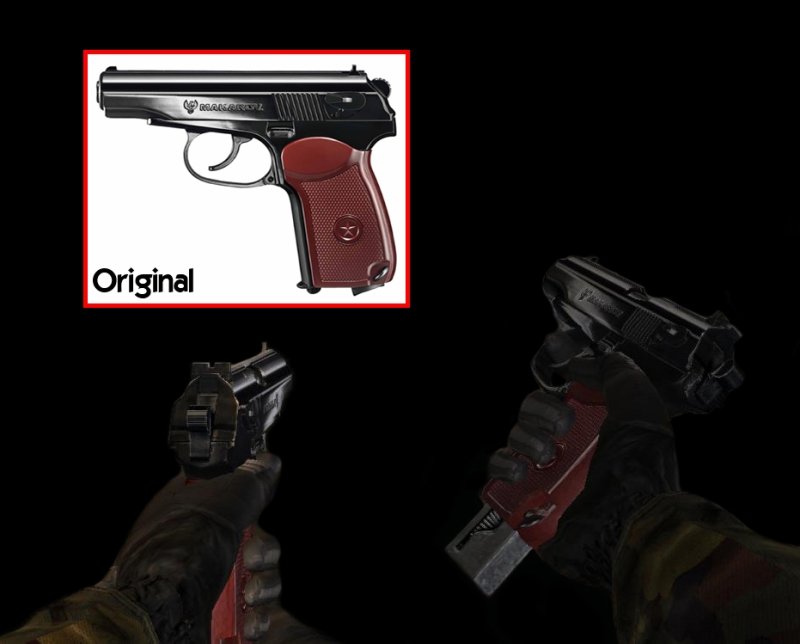 Пистолет Макарова из сталкера