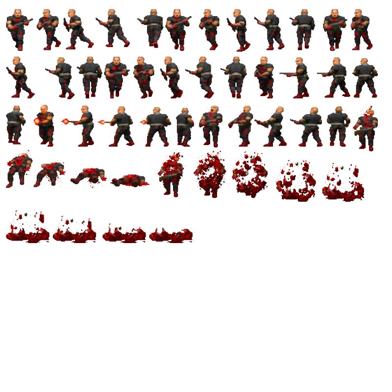 Doom 2 спрайты
