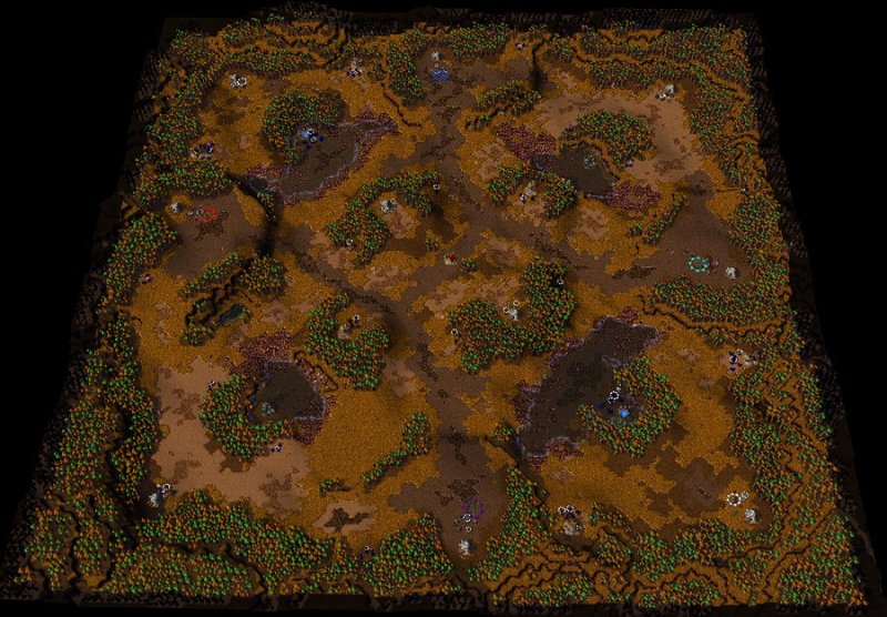 Варкрафт 3 город ландшафт