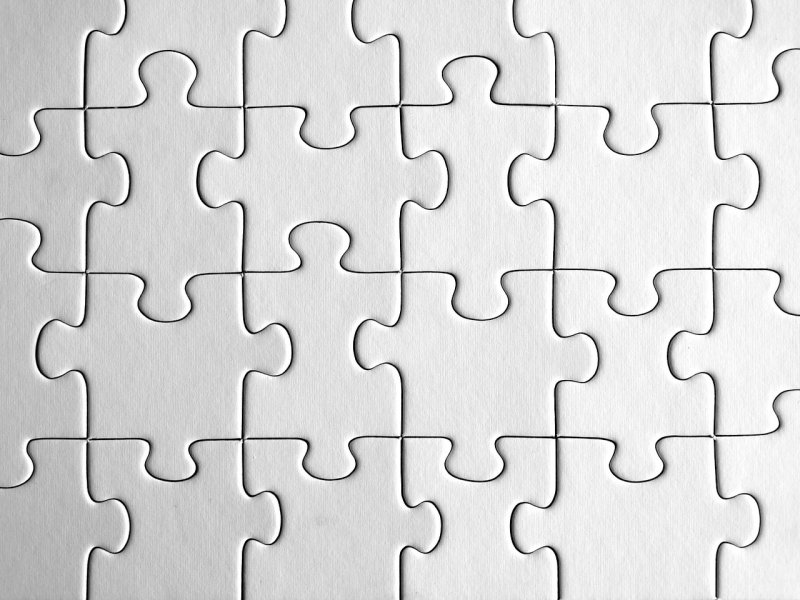 Белый пазл