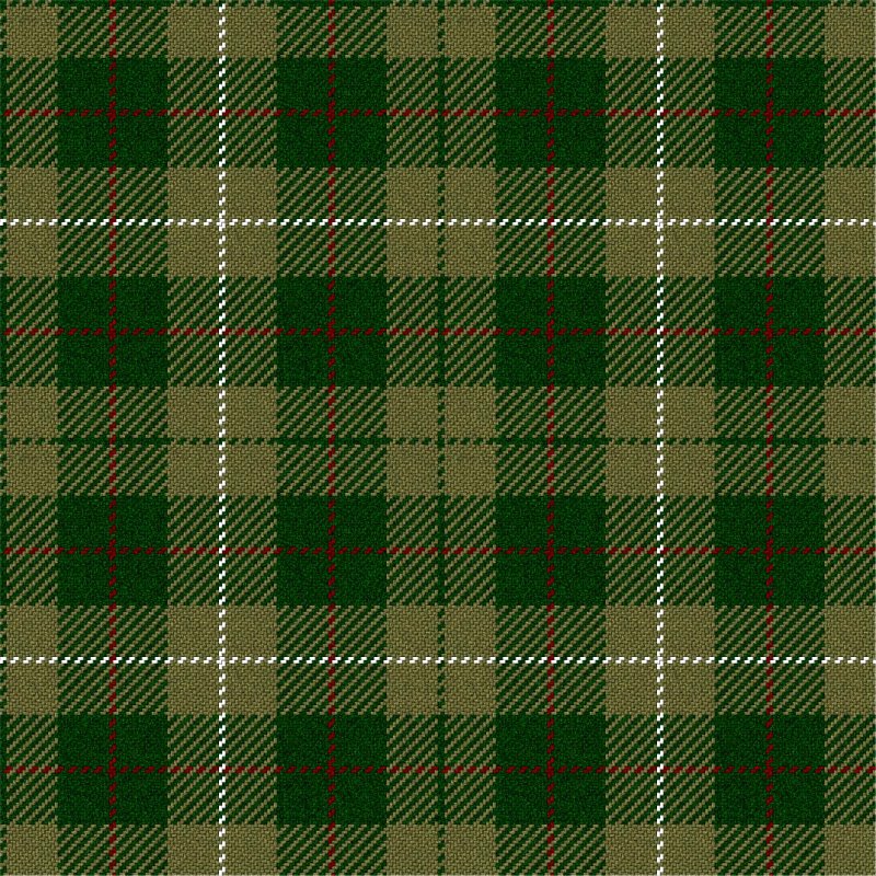 Шотландский тартан зеленый