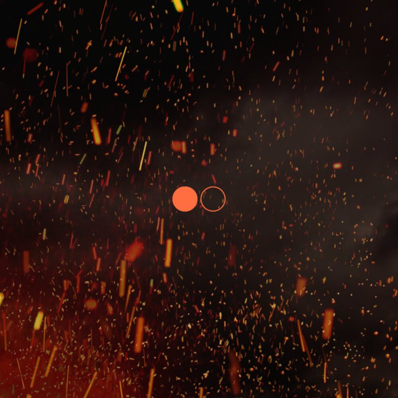 Блики от огня