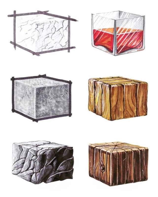 Текстуры в скетчинге