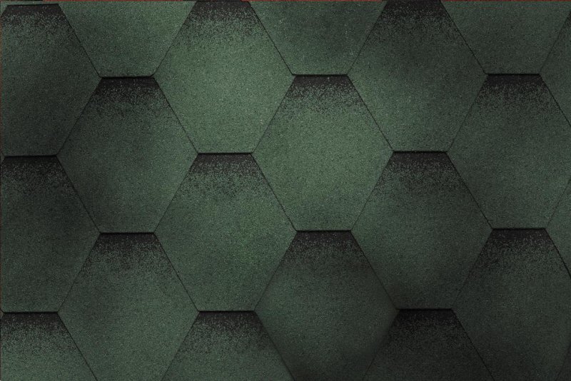 Мягкая черепица Руфлекс зеленый