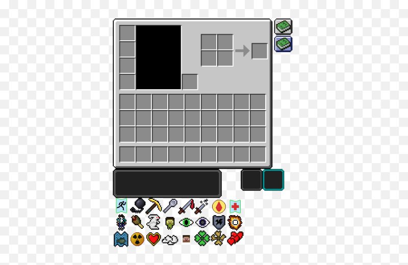 Ресурс пак на прозрачный инвентарь