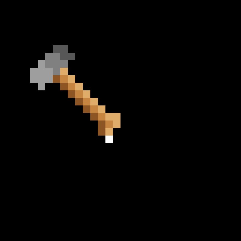 Молоток в МАЙНКРАФТЕ