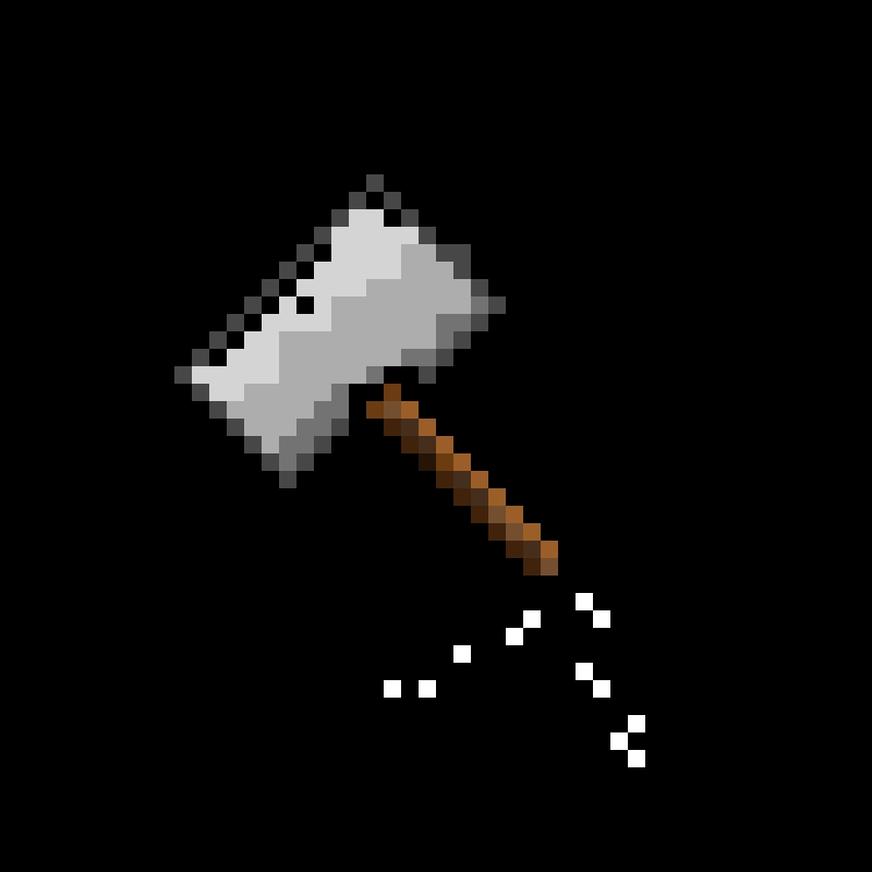 Молот в МАЙНКРАФТЕ