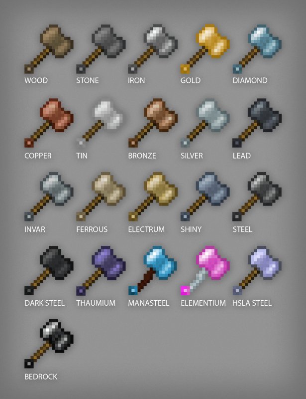 Майнкрафт мод на молот