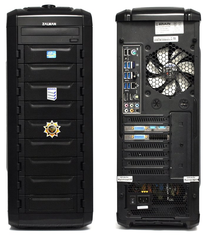 Задняя панель системного блока