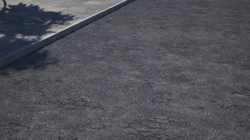 Серый асфальт