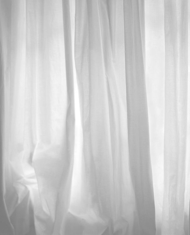 Тюль белый прозрачный