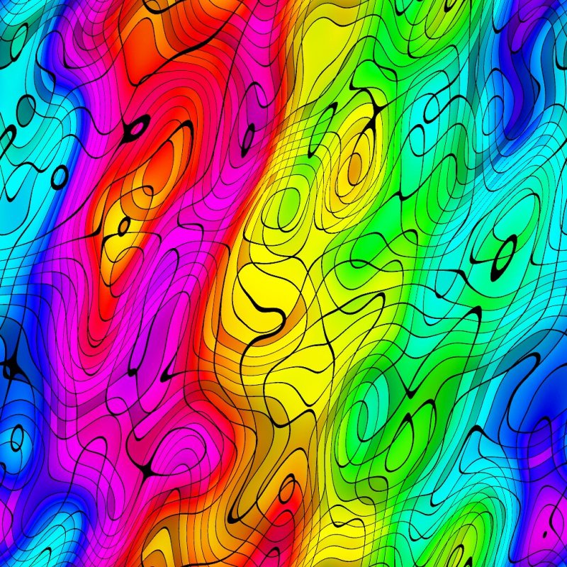 Радужные узоры