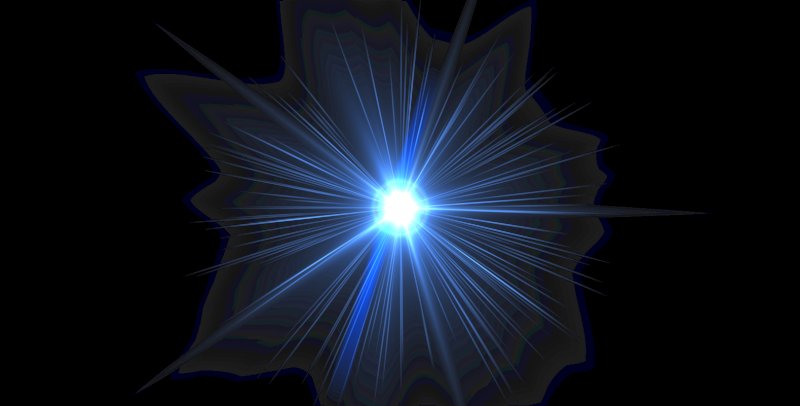 Блики на прозрачном фоне