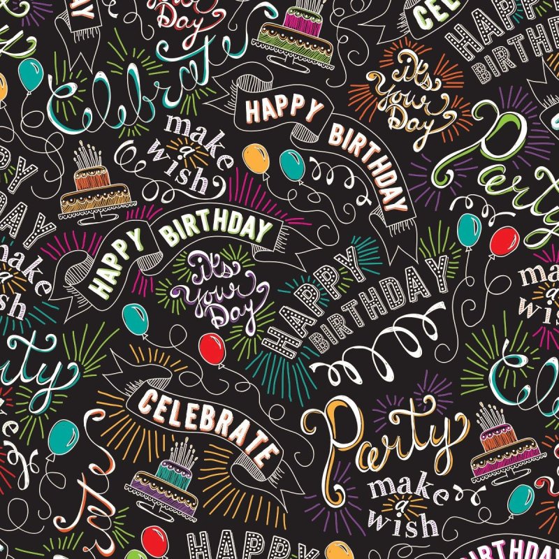 Принты с днем рождения